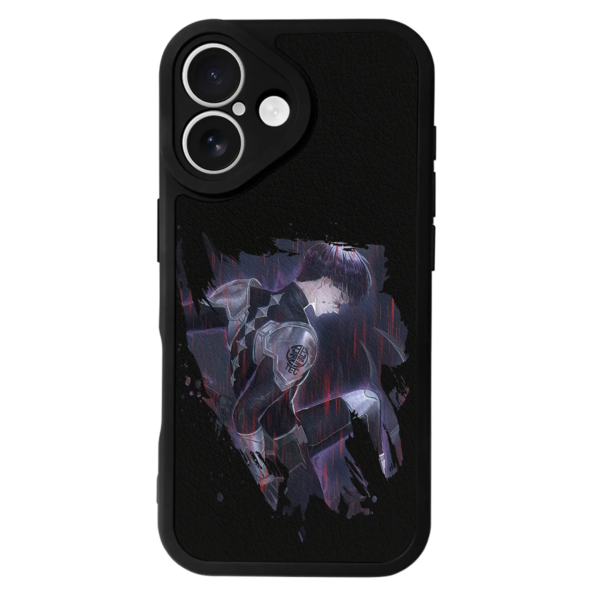 怪獣8号 グッズ,保科宗四郎 - IPhone 16シリーズ対応 ・ シリコンスマホケース ・ レザー調 ・ 高精度フィット ・ 耐衝撃 ・ ワイヤレス充電対応 ・ 精密カット